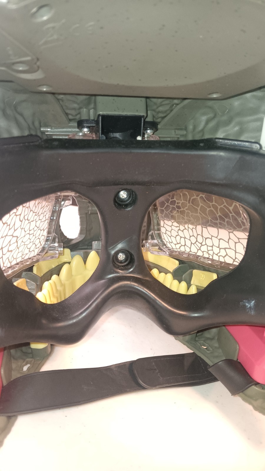 JURASSIC WORLD Chomp N Roar Blue The VELOCIRAPTOR Mask, Halloween, TESTED Works