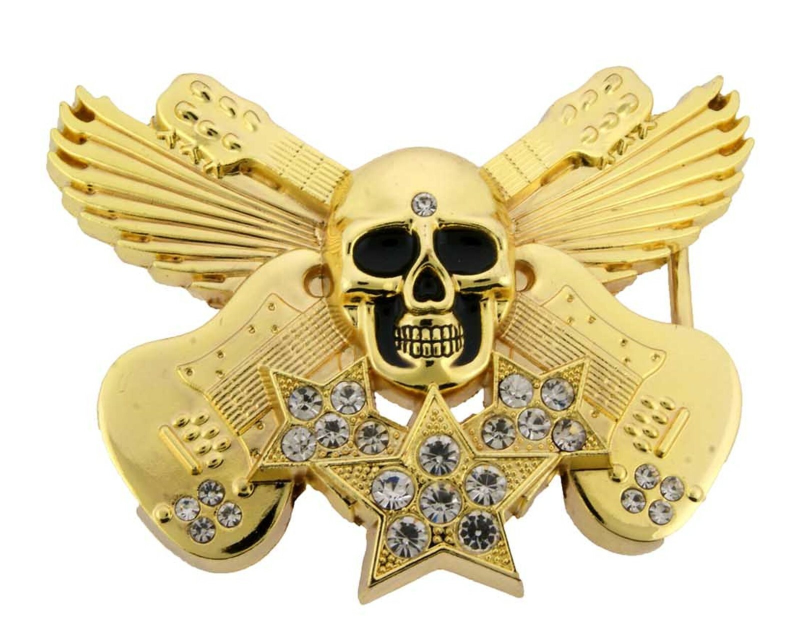 Men Women Gothic Tattoo Styles Halloween Party Costume Skull belt Buckle Metal
