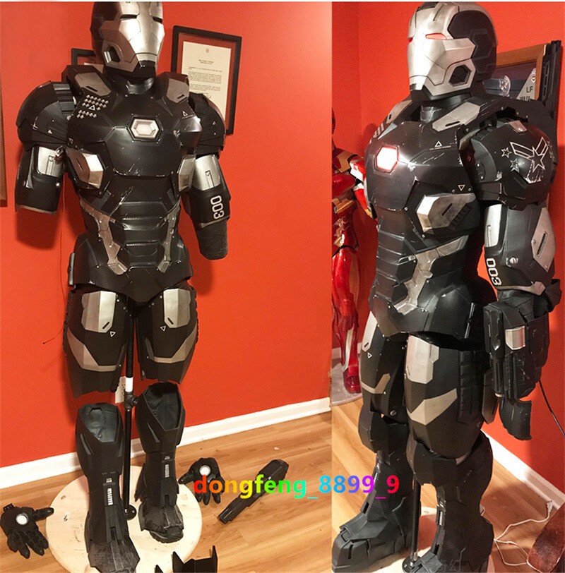 Iron Man DIY Armor Helmet Suit War Machine Iron Patriot Cosplay Props Wearable