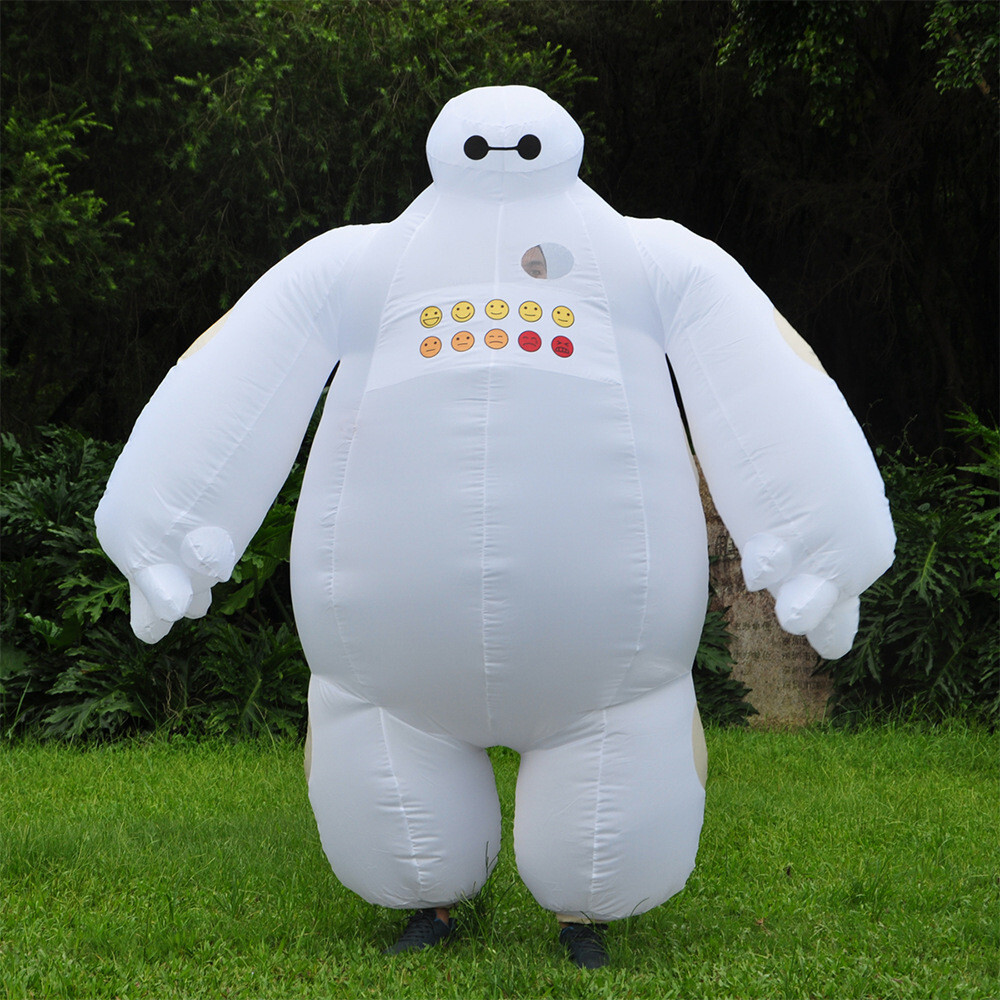 Inflatable Costume Outfit Big Hero BayMax for Halloween Cosplay Party AdultSize