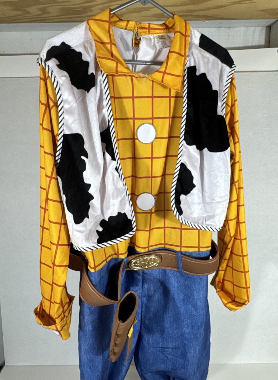 Woody Classic Toy Story 4 Movie Cowboy Fancy Dress Up Halloween Adult Costume