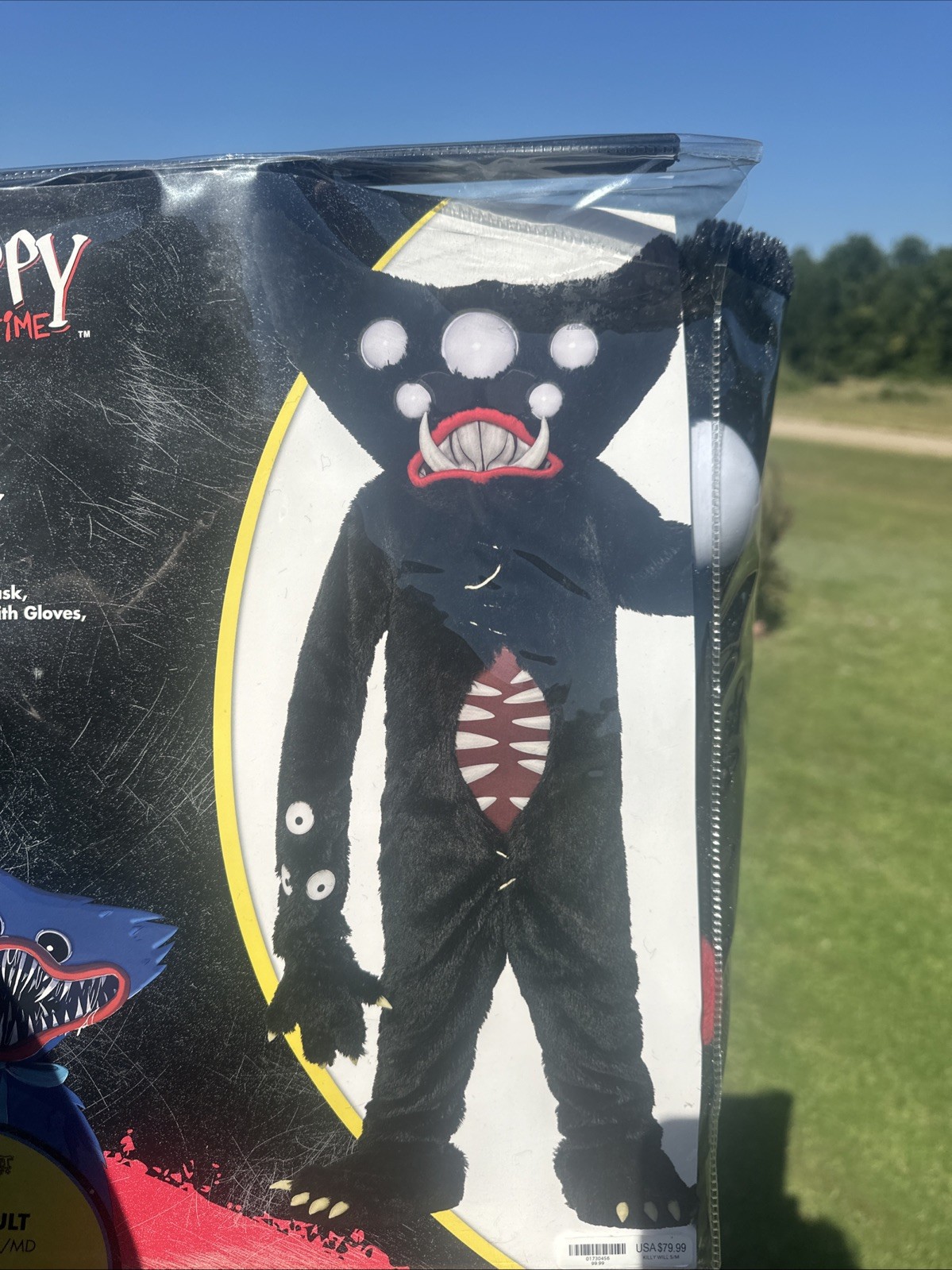 Spirit Halloween Killy Willy Jumpsuit Costume Poppy Cosplay Adult Sz Sm/Med