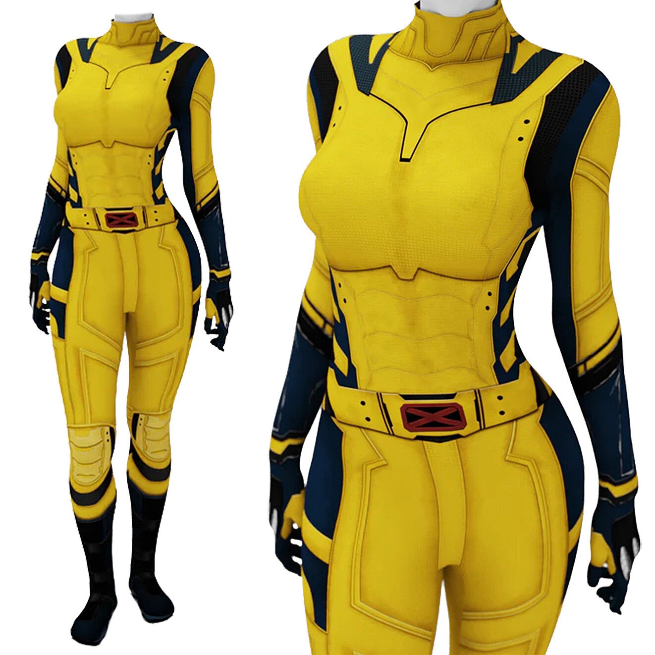 Deadpool 3 Wolverine Women Cosplay Jumpsuit Costume Adult Kid Bodysuit Halloween