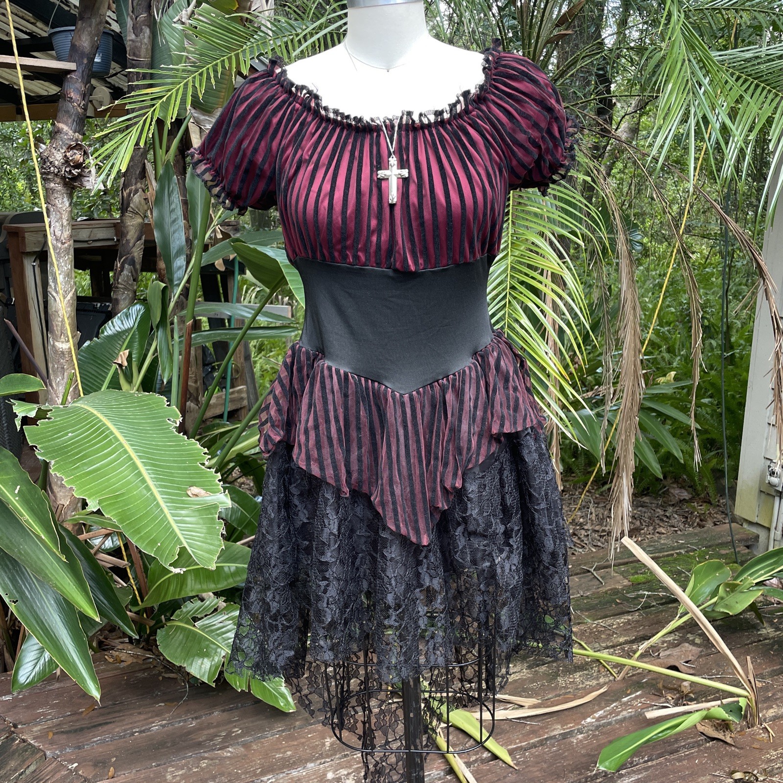 Spirit Lady Of The Seas Adult Womans Pirate Halloween Costume Sz M DRESS ONLY