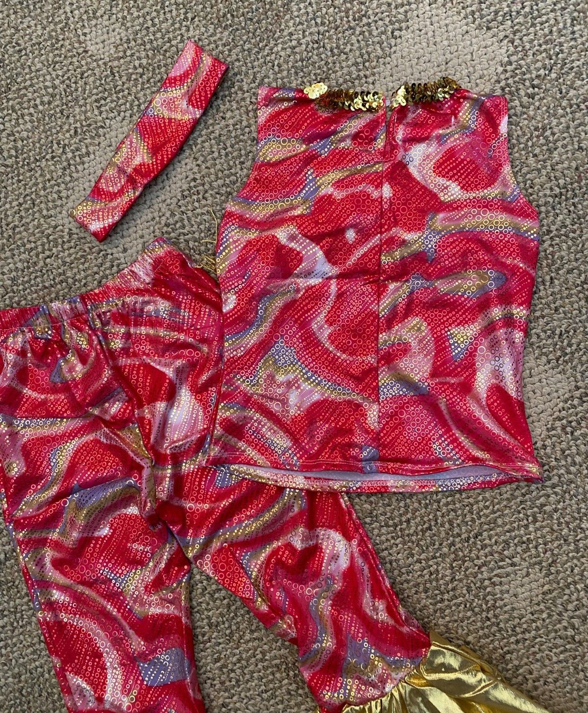 Chasing Fireflies Disco Darling Costume Halloween 70’s Dance Girls Size 8