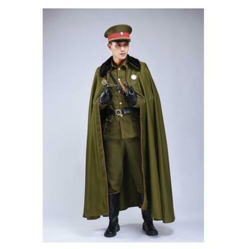Male Military Army Cosplay Uniform Costume Outfits Party Full Suit Sets New