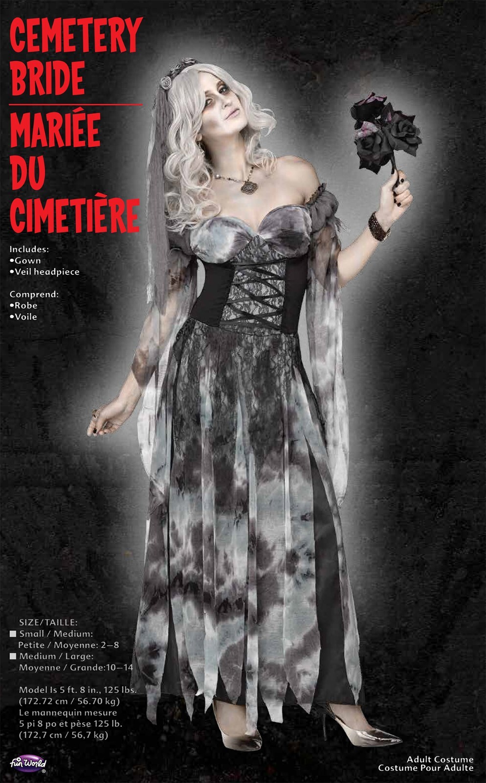 Cemetery Bride Women’s Halloween Costume Corpse Halloween