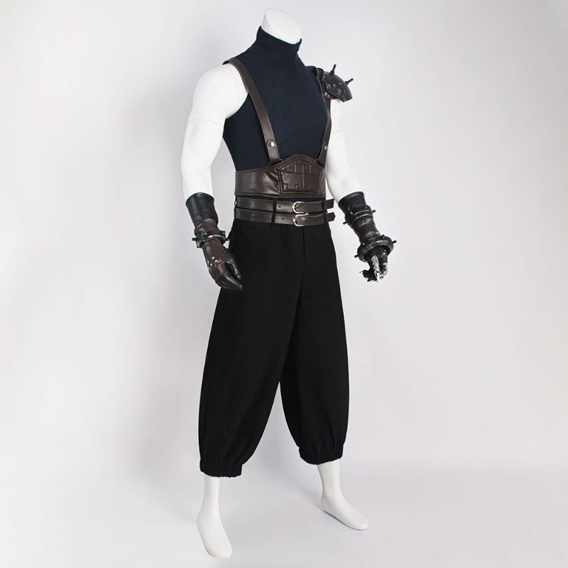Final Fantasy 7: Rebirth Cloud Strife Cosplay Costume Set Halloween Outfit Gift
