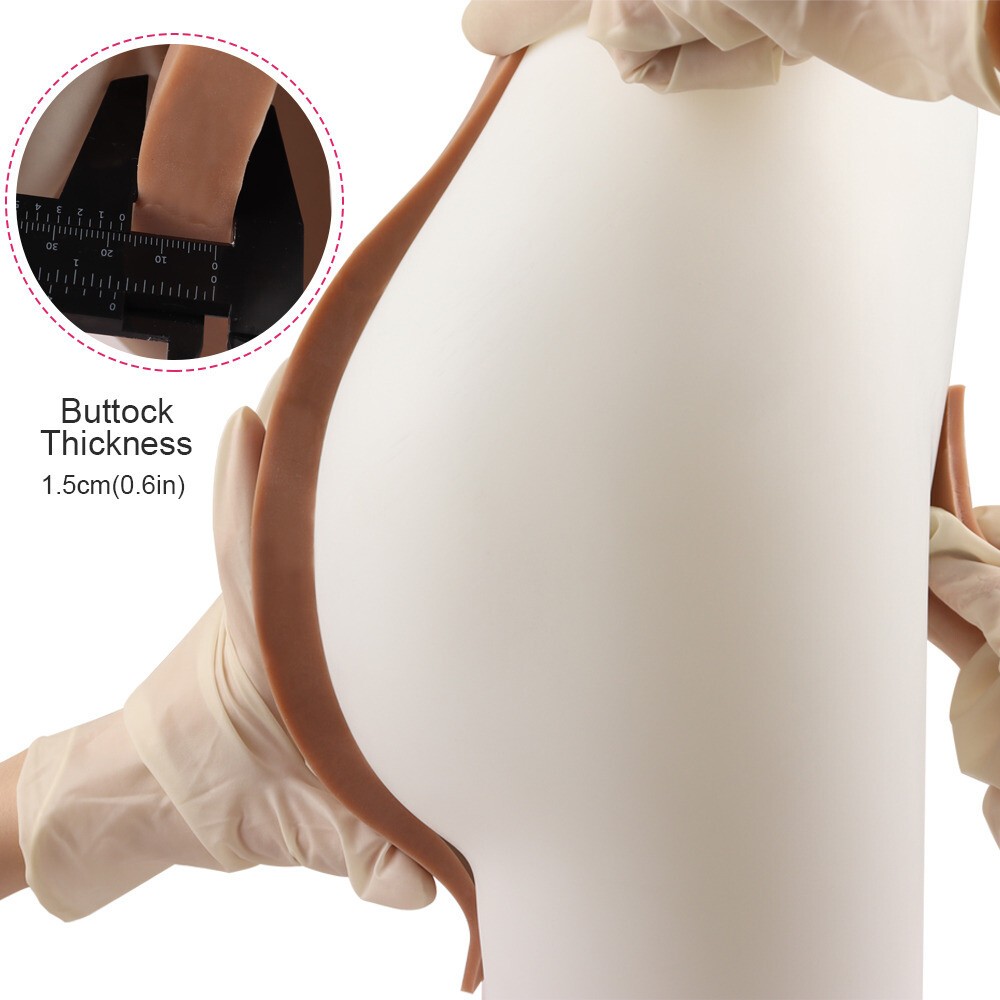 KnowU Thickened Waistband Buttock Enhancement Pant Silicone Panties Crossdresser