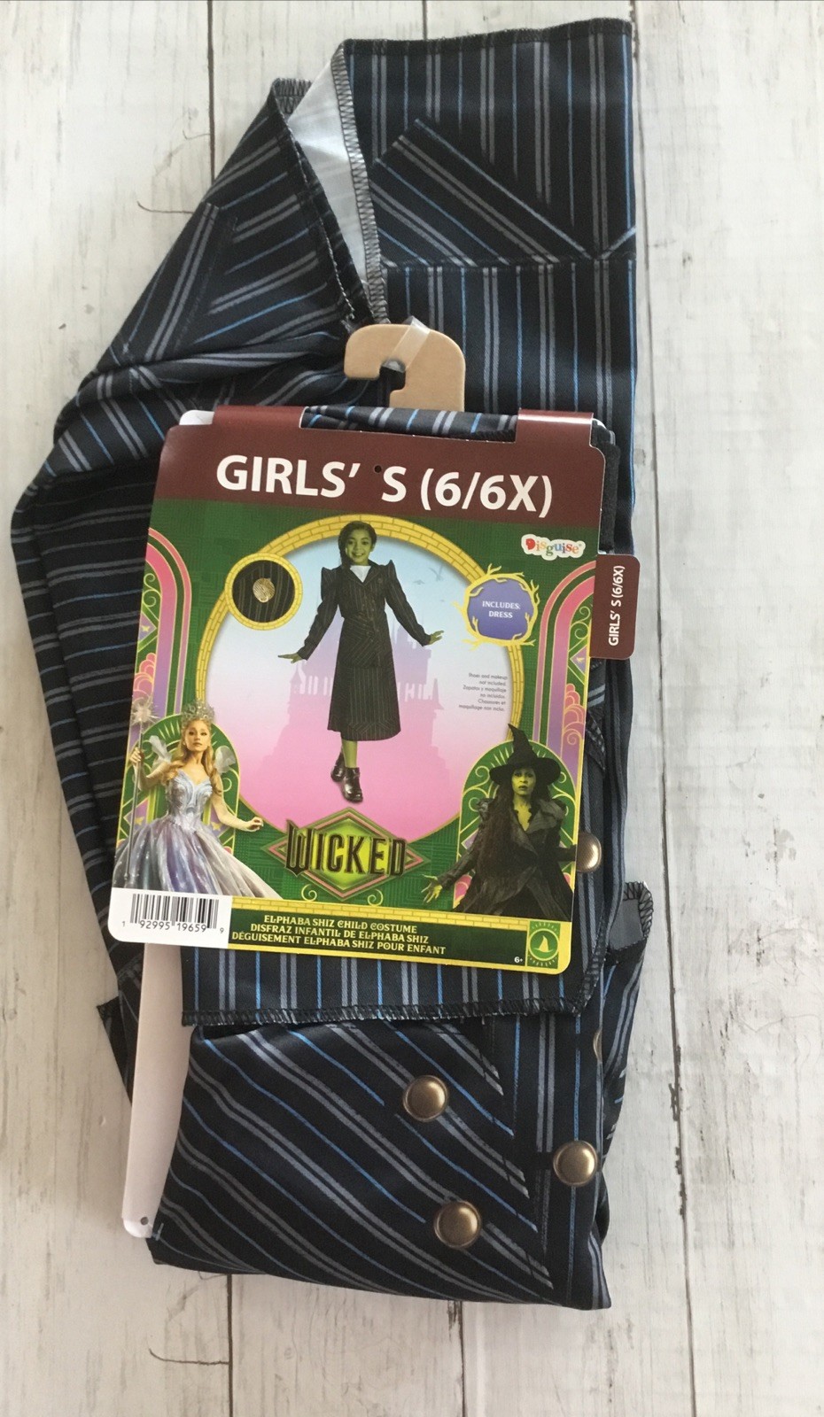 WICKED THE MOVIE Elphaba Halloween Costume Girls Size Small (6-6X) New
