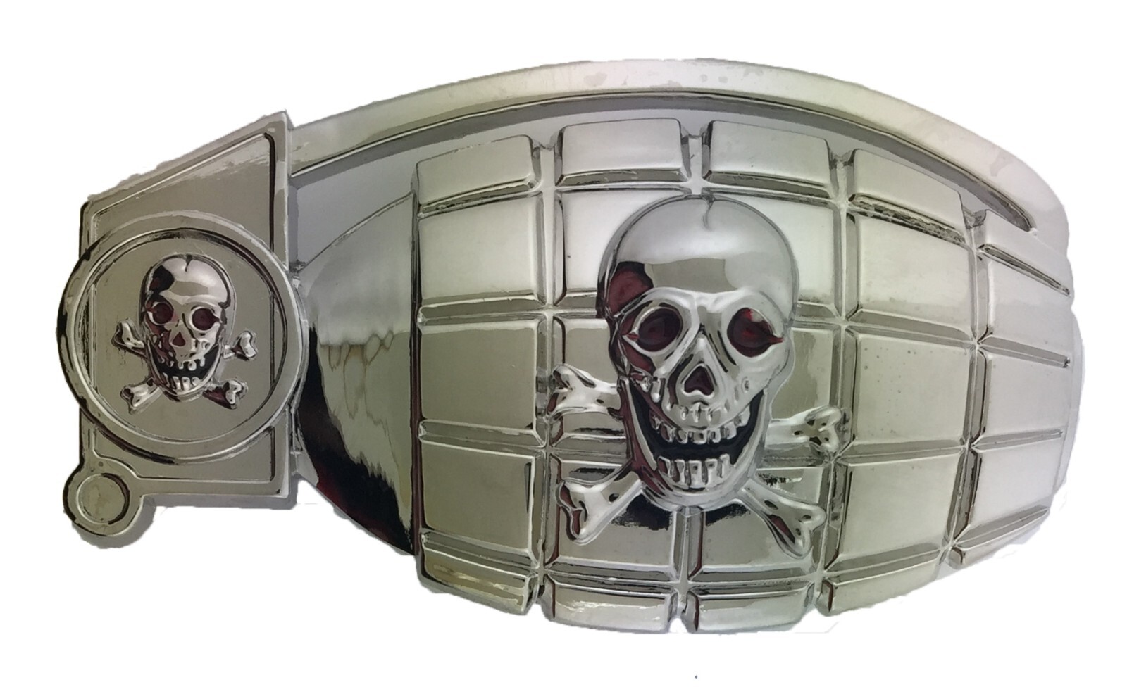 skull skeleton tattoo metal belt buckle halloween party costume gift