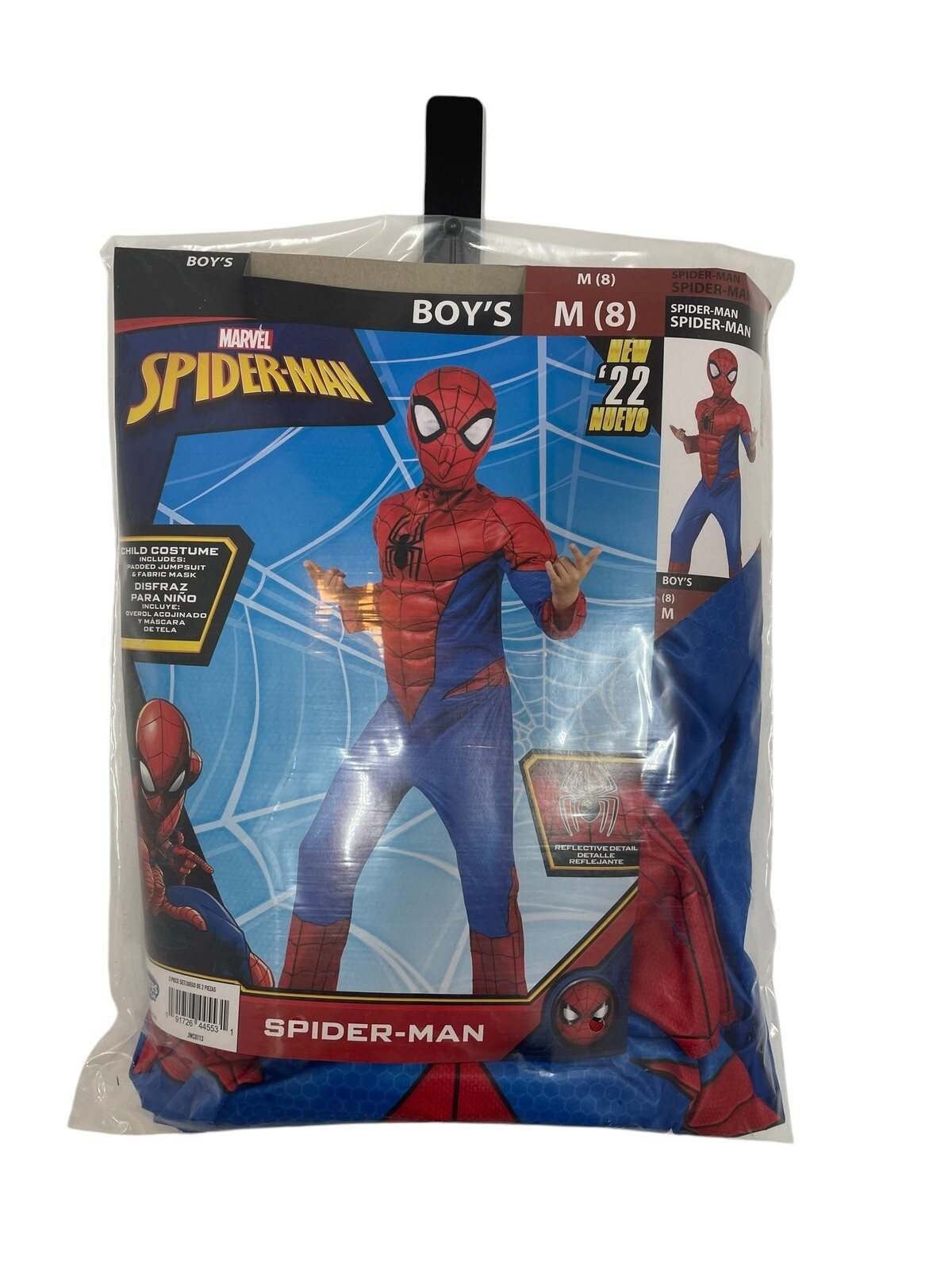 Marvel Spider-Man Costume Kids Size M (8-10) New