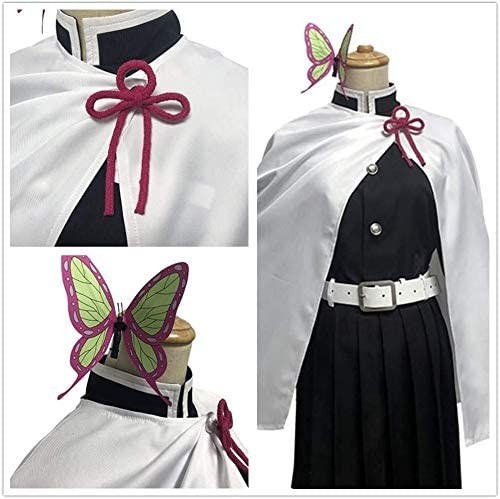Childrens Kids Kanao Tsuyuri Demon Slayer Kimetsu no Yaiba Anime Cosplay Costume