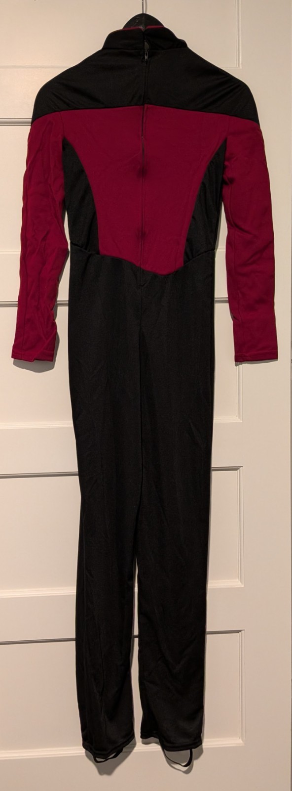Star Trek The Next Generation Ladies Red Jumpsuit Adult Small 1995 by Rubie’s