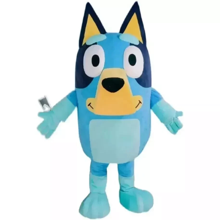 A The Dog Mascot Costume Adult Cartoon Character Outfit Attractive Suit Plan
