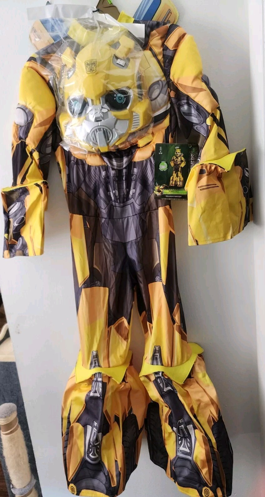 Disguise TRANSFORMERS BUMBLEBEE Deluxe Child Costume Licensed MEDIUM (8-10)