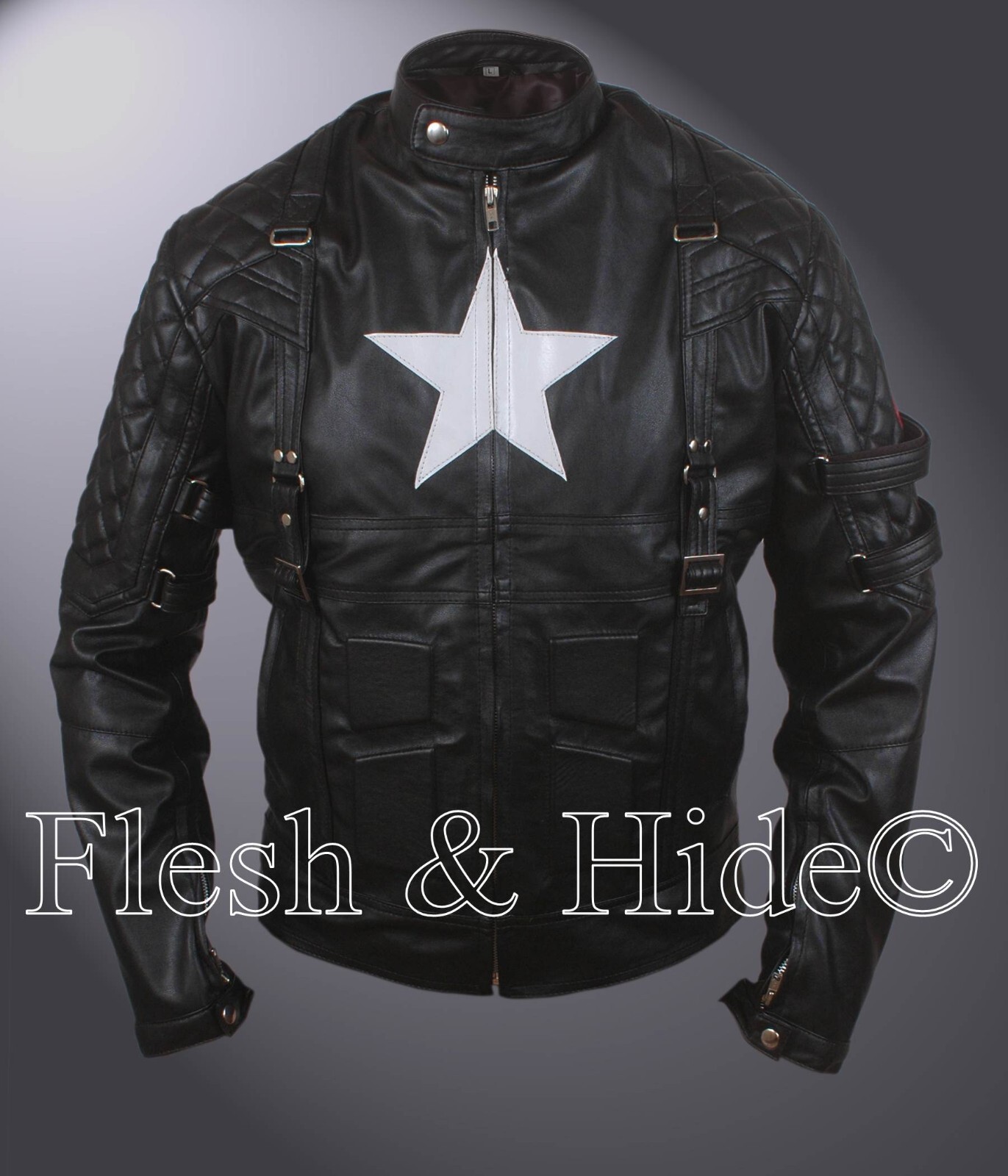 Captain America Chris Evans Black Jacket