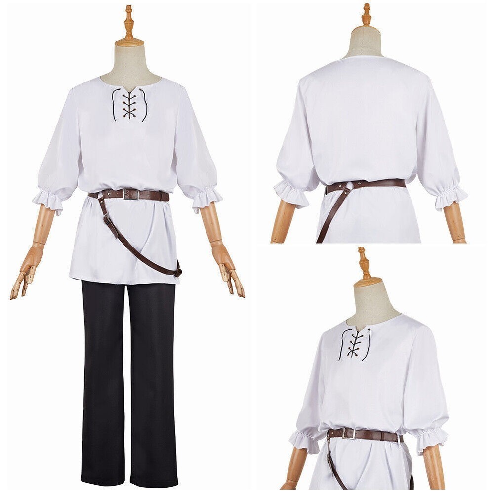 2024 Anime Mens Griffith Cosplay Costume Griffith Medieval Shirt white Fullsuit