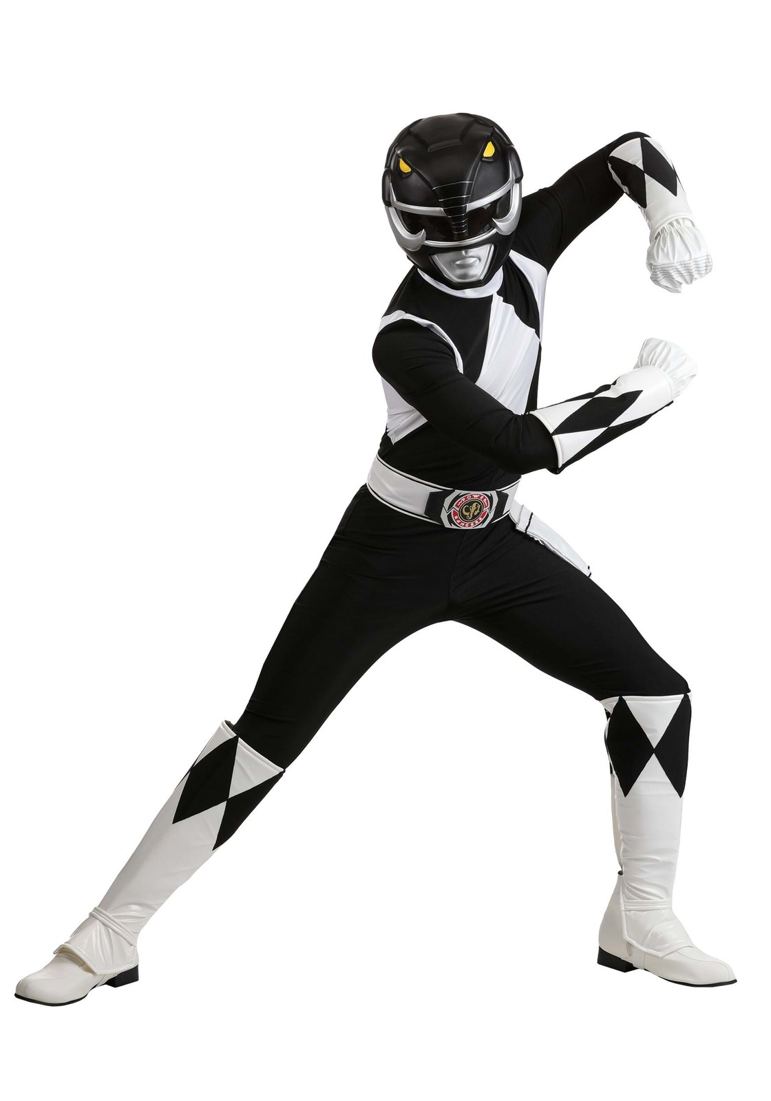 Men’s Authentic Power Rangers Black Ranger Costume