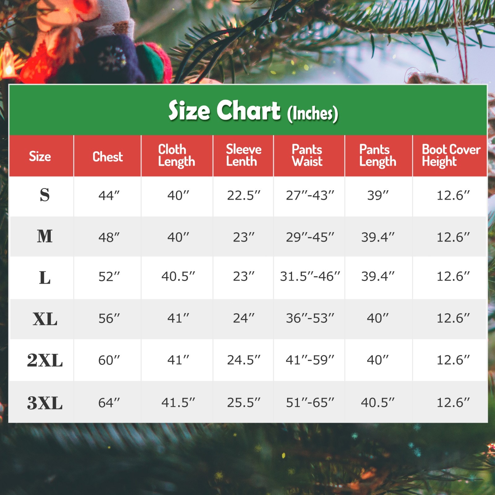Santa Claus Costume for 10pcs Men Deluxe Professional Santa Suit Adults Set