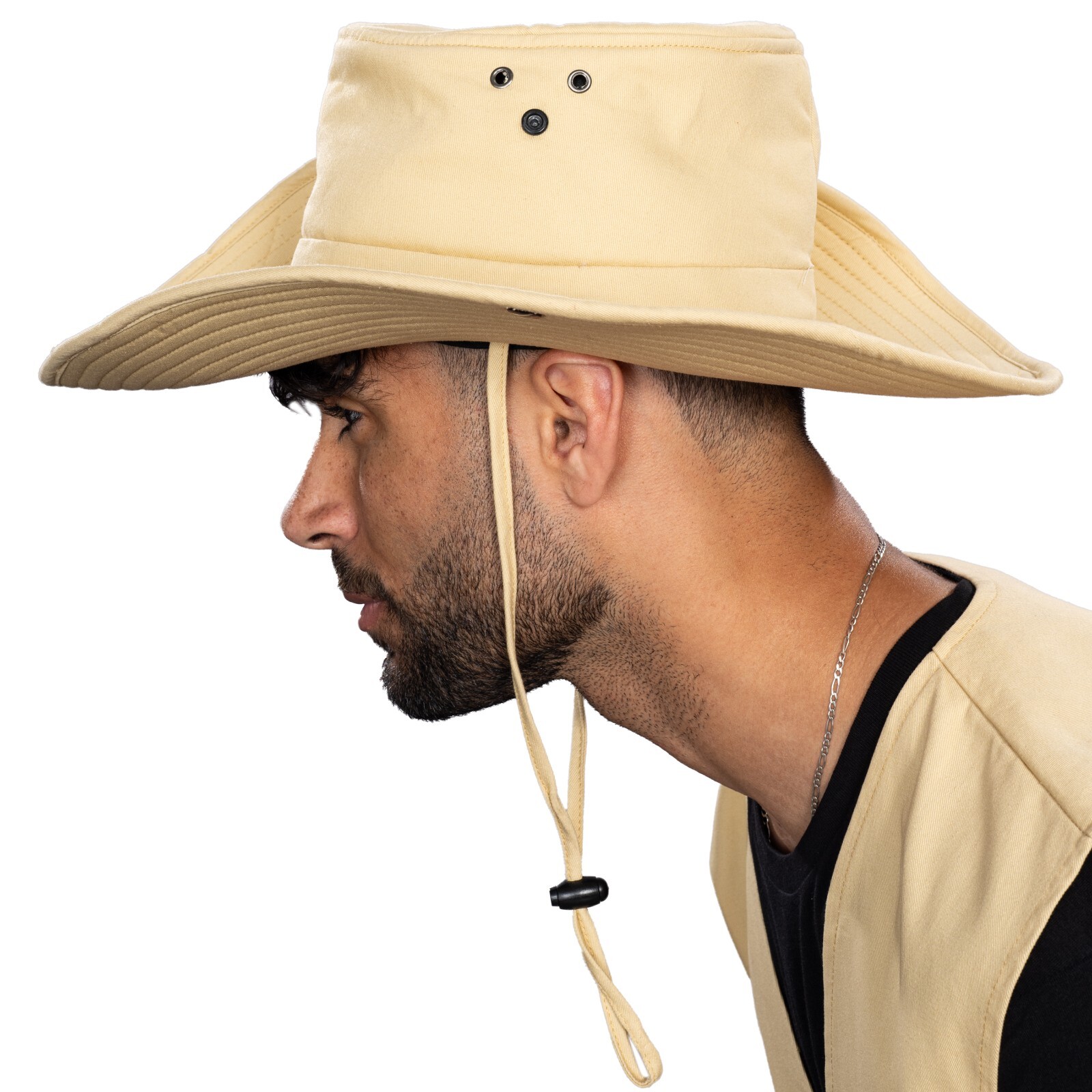 Jurassic Park Muldoon Character Halloween Cosplay Costume Hat & Vest