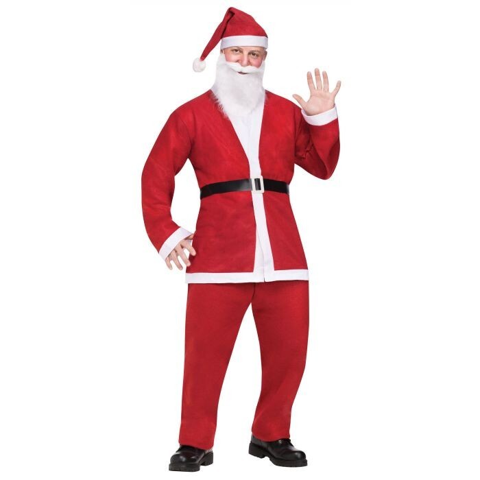 Pub Crawl 5 pc Adult Santa Suit Christmas Costume – Standard Size