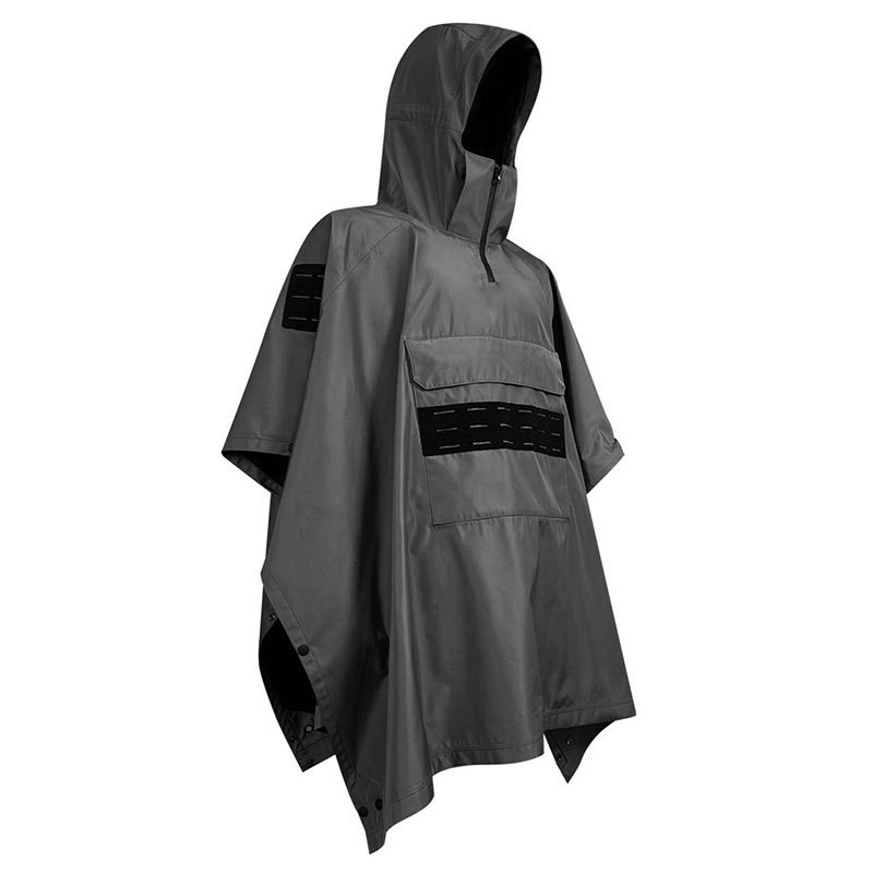 Tactical Rain Poncho Soft Shell Waterproof Outdoor Cycling Training Raincoat Men