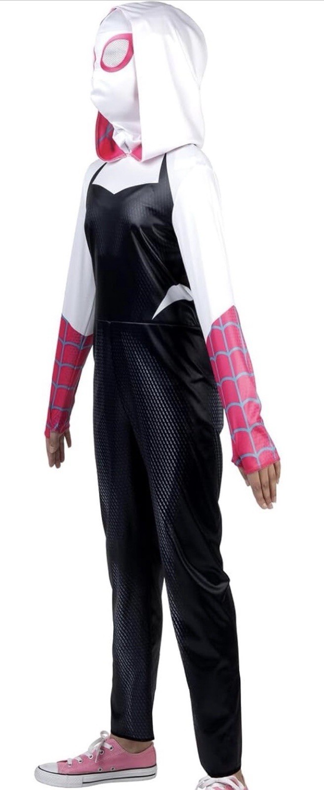 Marvel Spider-Gwen Hooded Costume – Size M 7-8 New Jazwares