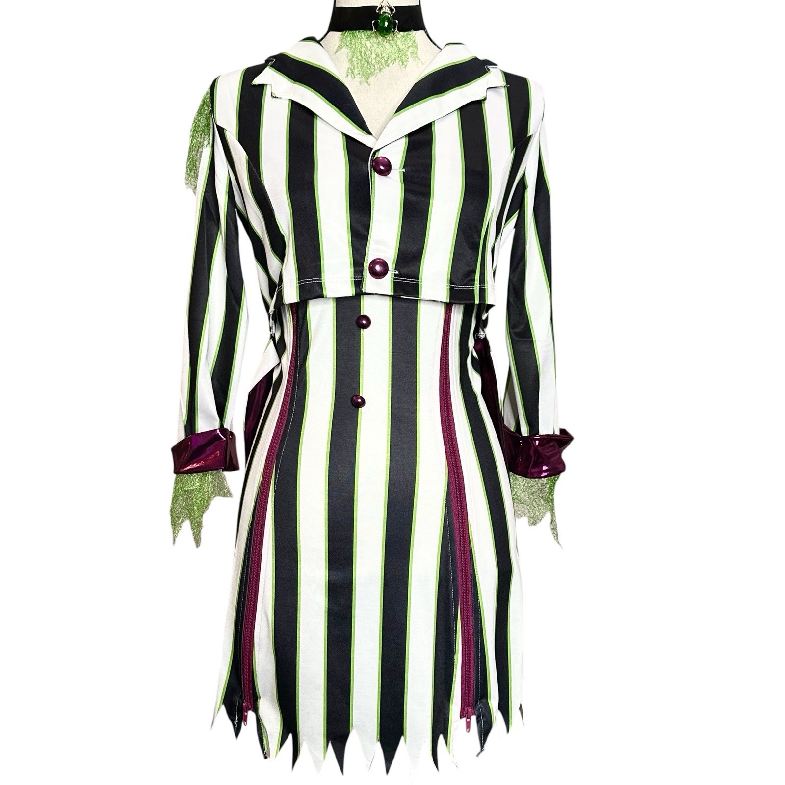 NEW Trickz N’ Treatz Costume M Bio-Exorcist Beetlejuice Halloween Dolls Kill