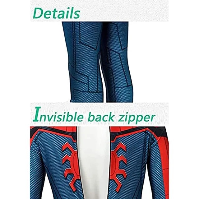 Kids SpiderMan Cosplay Costume Boys Tobey Maguire Outfit Jumpsuit Fancy Dress