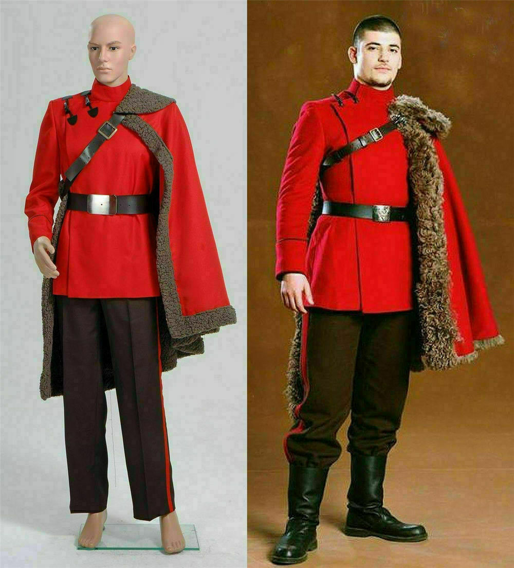ViKtor Krum Suit Cape Outfit uniform Cosplay Costume custom made