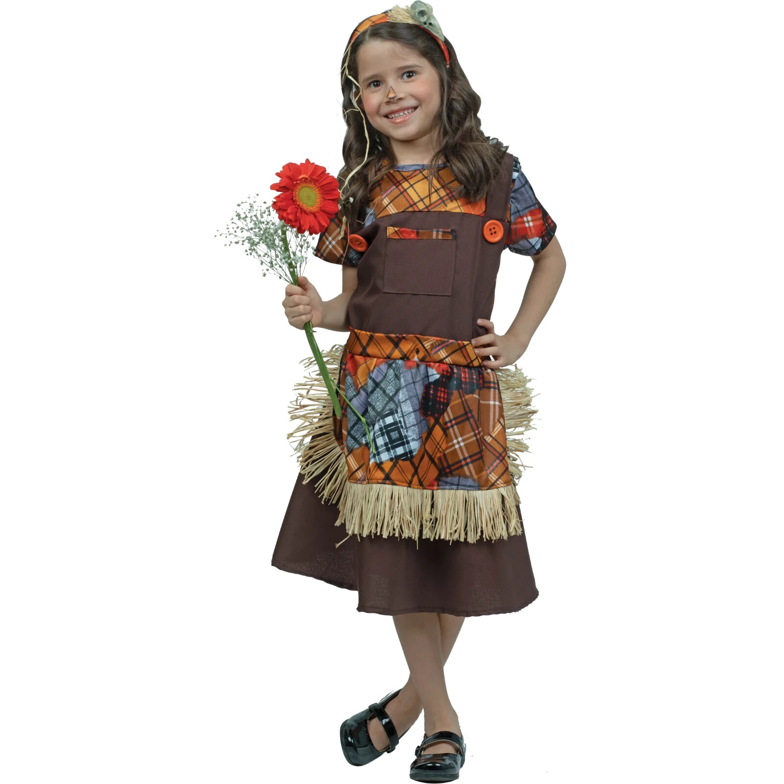 Ghoulish Productions Lil ‘ Harverster Scarecrow Costume 8-10Y Horror Halloween