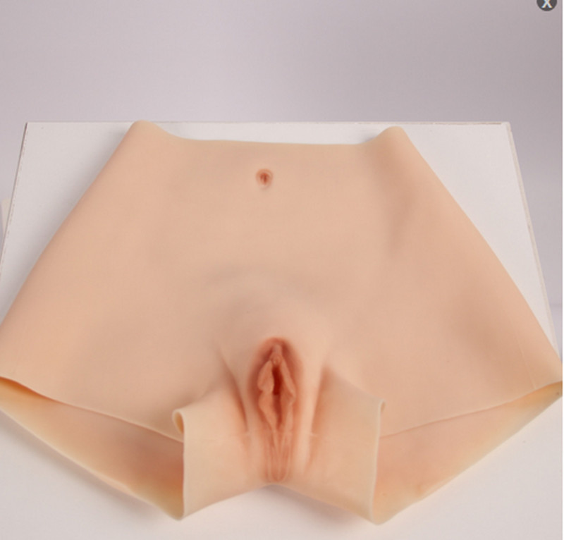 Silicone Shorts Hip Lift Vagina Panties Realistic Underwear Transgender CD