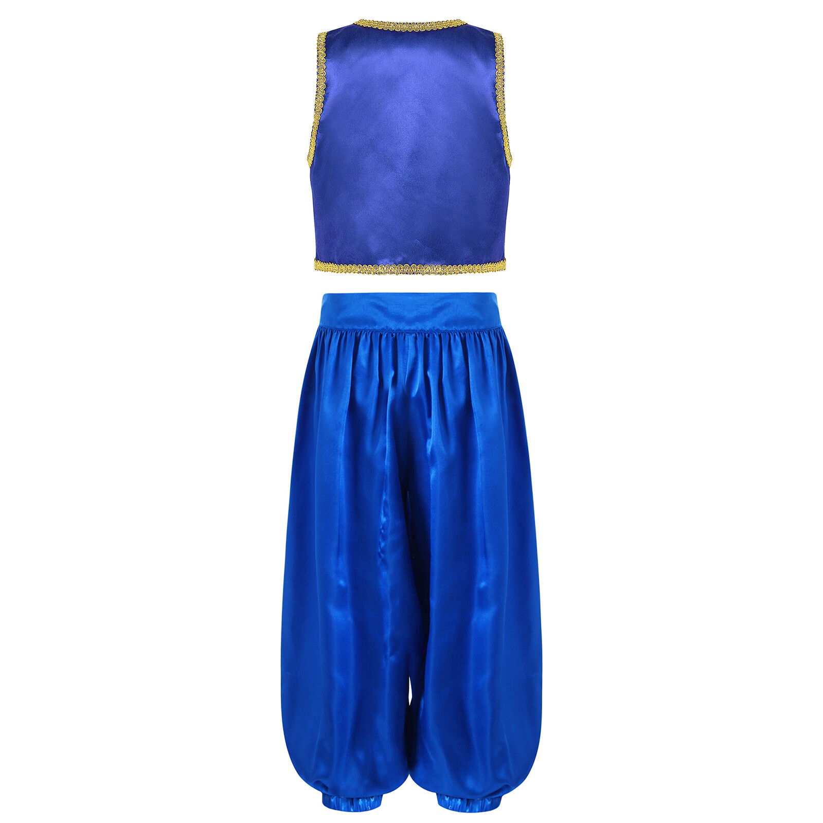 Kids Boys Outfit Vest Suit Cosplay Set India Dress Up Fairytale Costume Stage