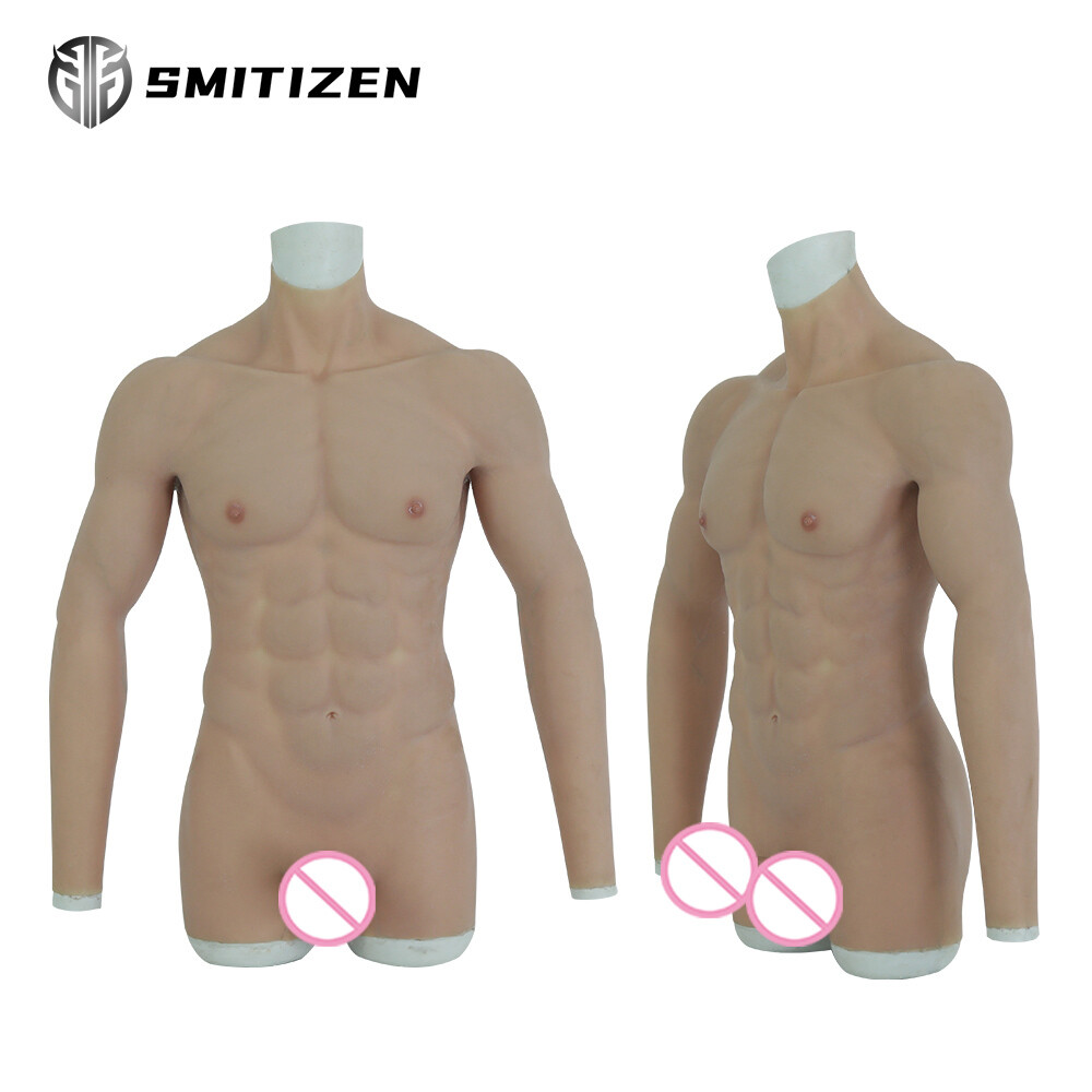 SMITIZEN Silicone Muscle Suit Realistic Fake Breast Cosplay