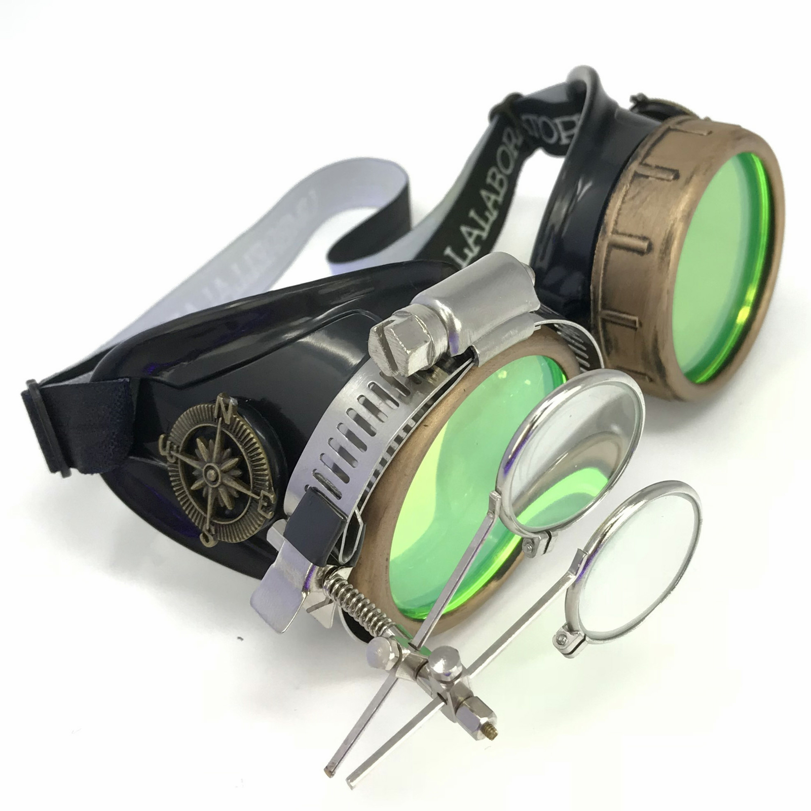 Steampunk Mad Scientist costume goggles accessories cosplay goth punk Mad Max