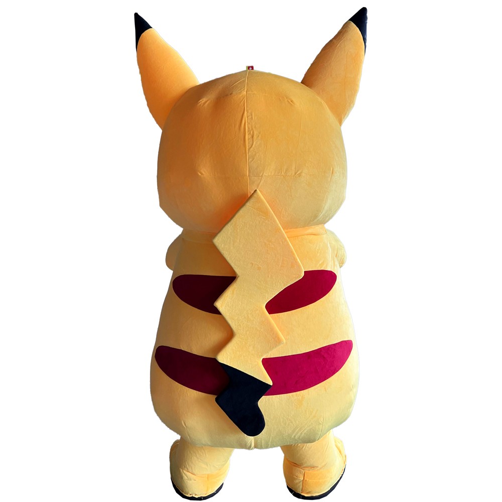 Giant Pikachu Inflatable Costume Plush Mascot Halloween Cosplay Party Outfit