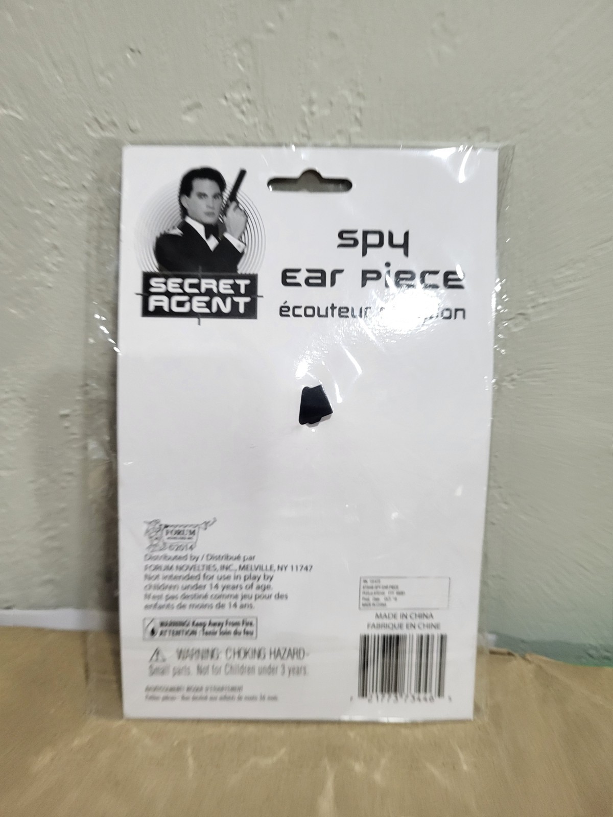 Forum Novelties Secret Agent Spy Earpiece Costume Accessory, Plastic One Size