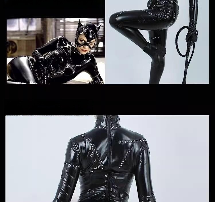 Batman Catwoman Cosplay Costume Selina Kyle Outfit Jumpsuit For Halloween