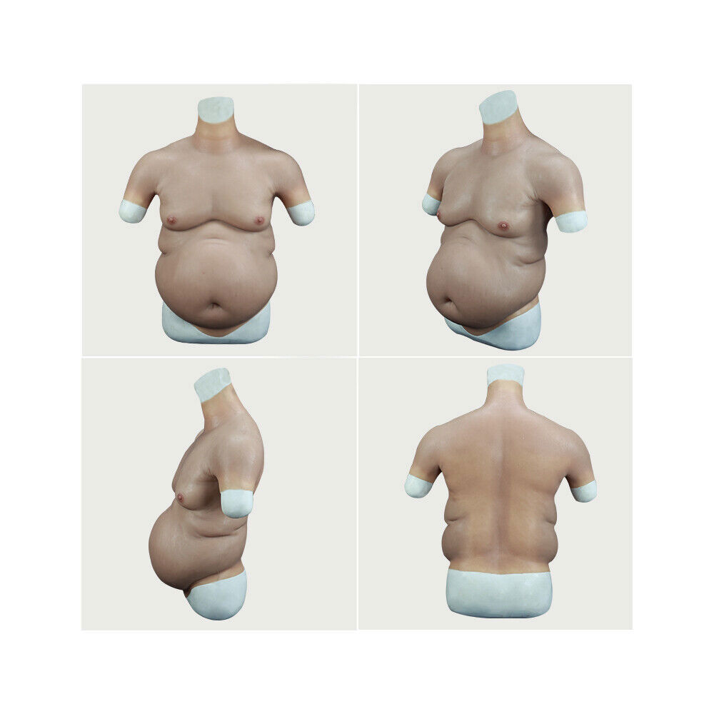 SMITIZEN Silicone Upper Body Suit man Beer Belly Cosplay Costume Male Fat Belly