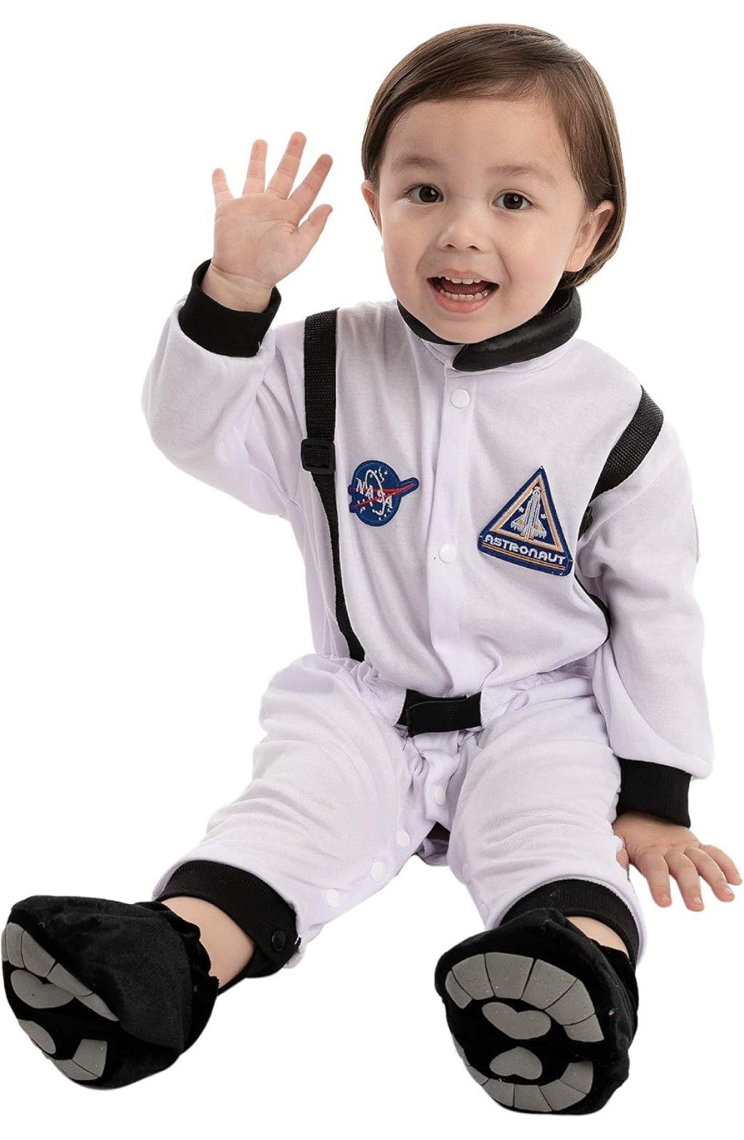 Astronaut Costume – Toddler Costume 12-18 Months / 1 Jumpsuit & 1 Pair Of Bootie
