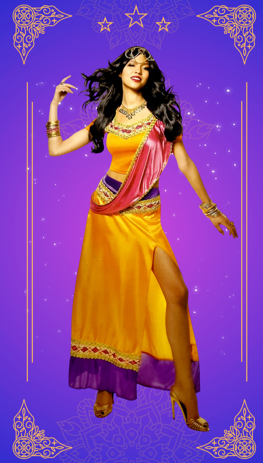 Indian Hindu Bombay Bollywood Goddess Costume – Ladies Large (12-14)