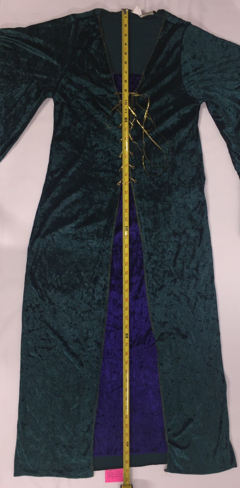 Lady Juliet Renaissance Princess Green Velvet Adult Halloween Costume Fits S-M