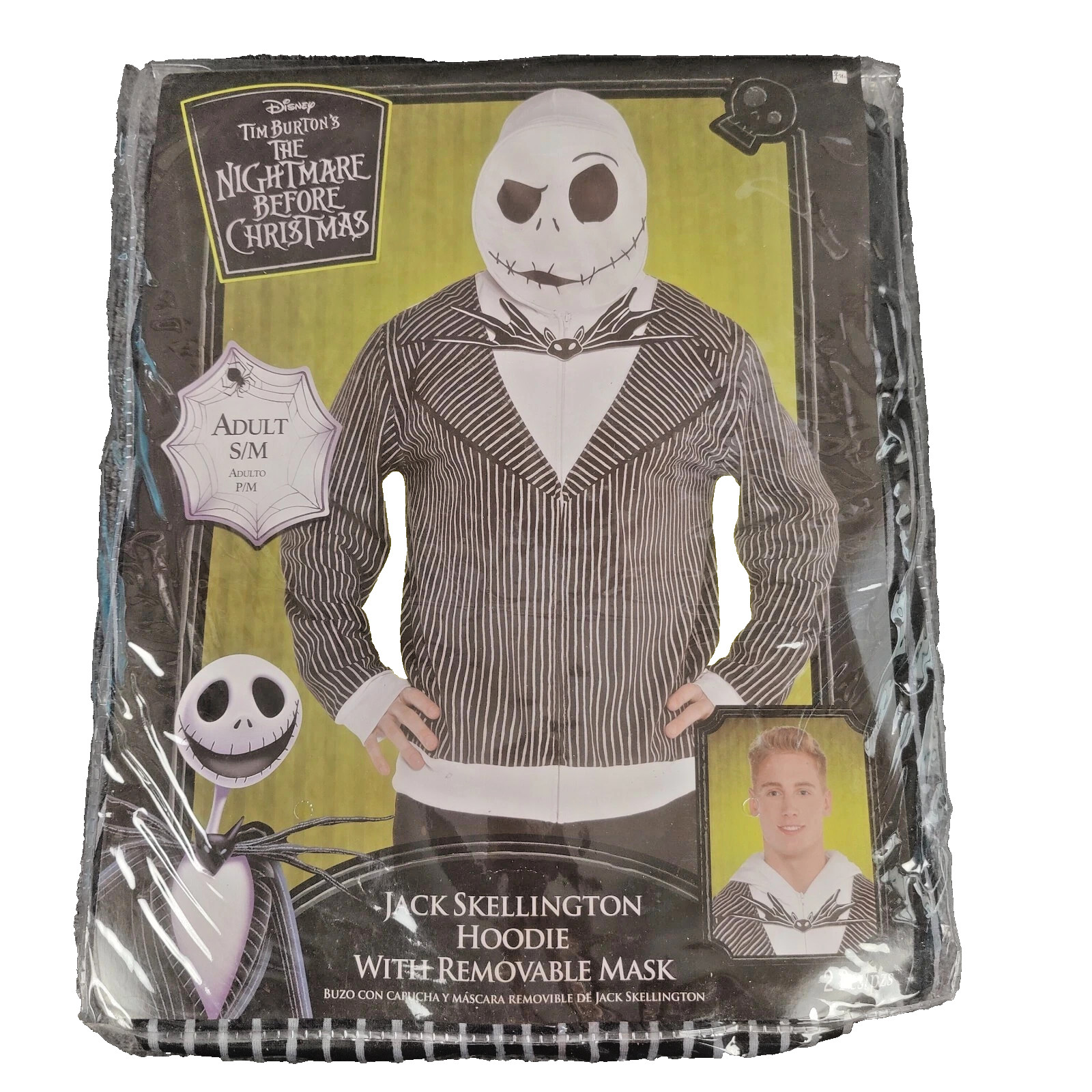 Men’s Jack Skellington Hoodie • Party City • S/M