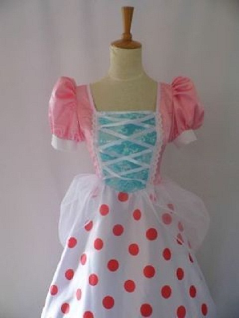Toy Story Bo Peep dress Cosplay Costume Anime customizable Dress