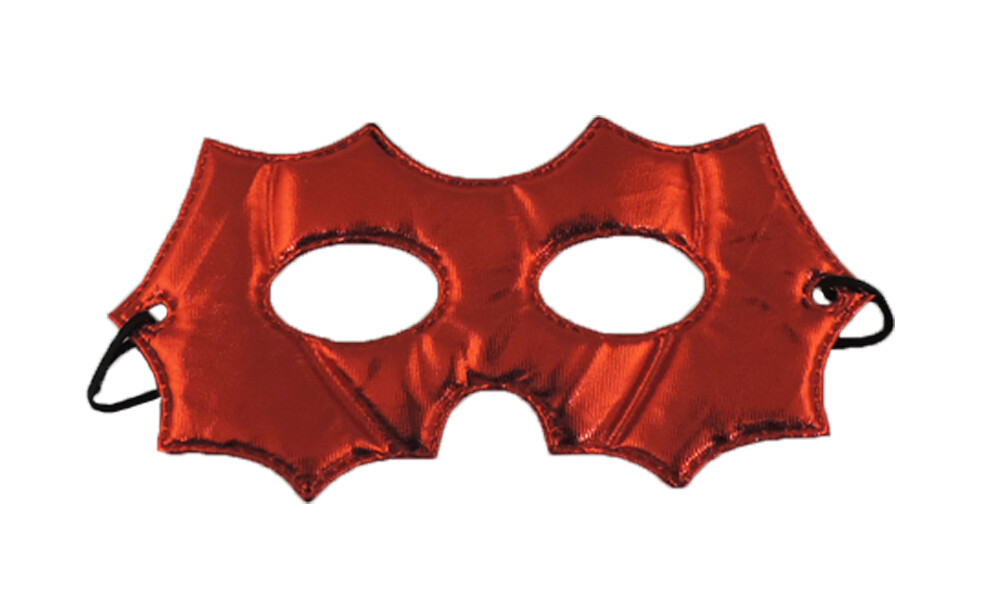 2 Piece Red Devil Set With Horns & Eye M ask