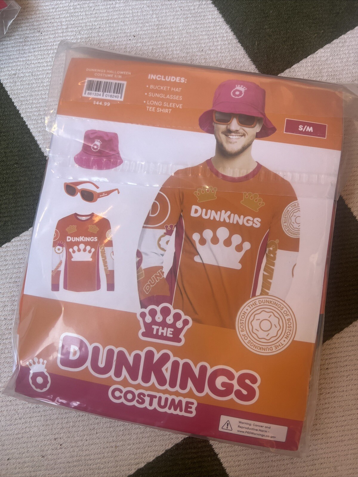 LIMITED EDITION DUNKINGS HALLOWEEN COSTUME – DUNKINGS OF BOSTON – SIZE L/XL