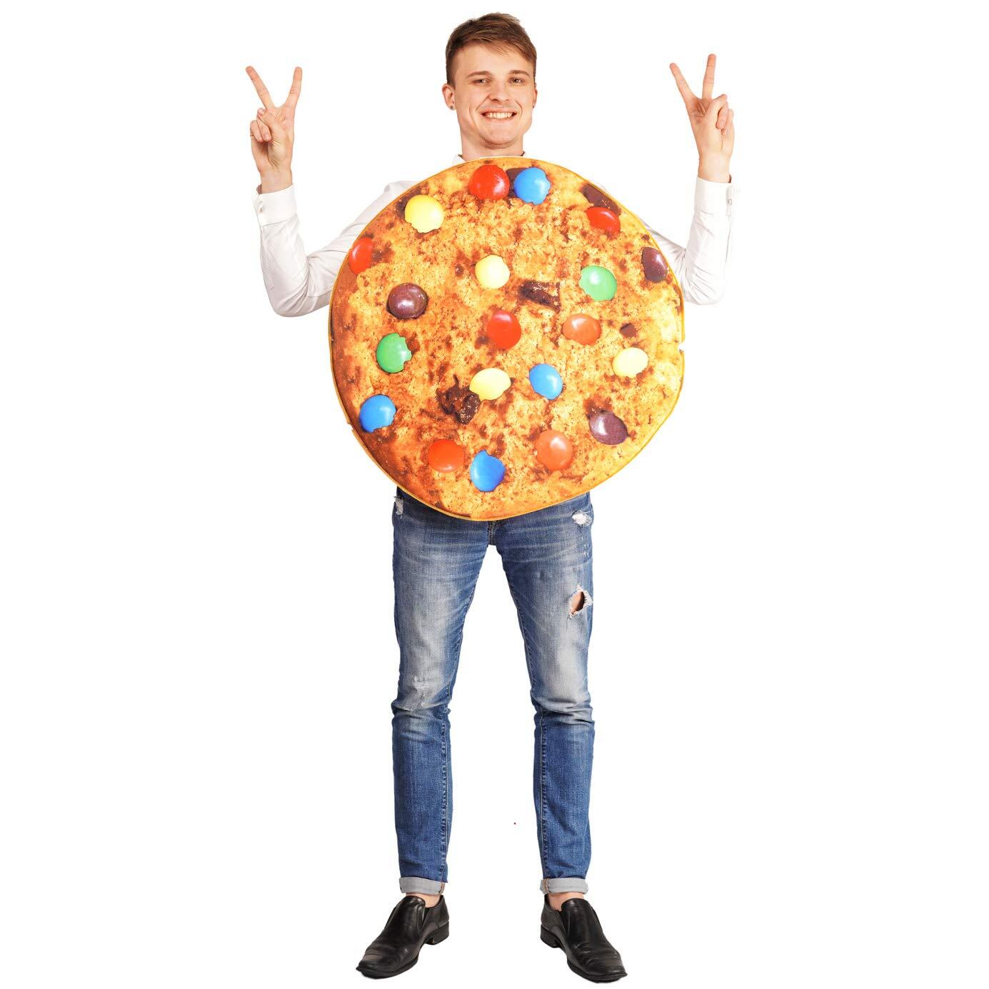 Unisex Adult Pizza Food Costume Onesize Cookies