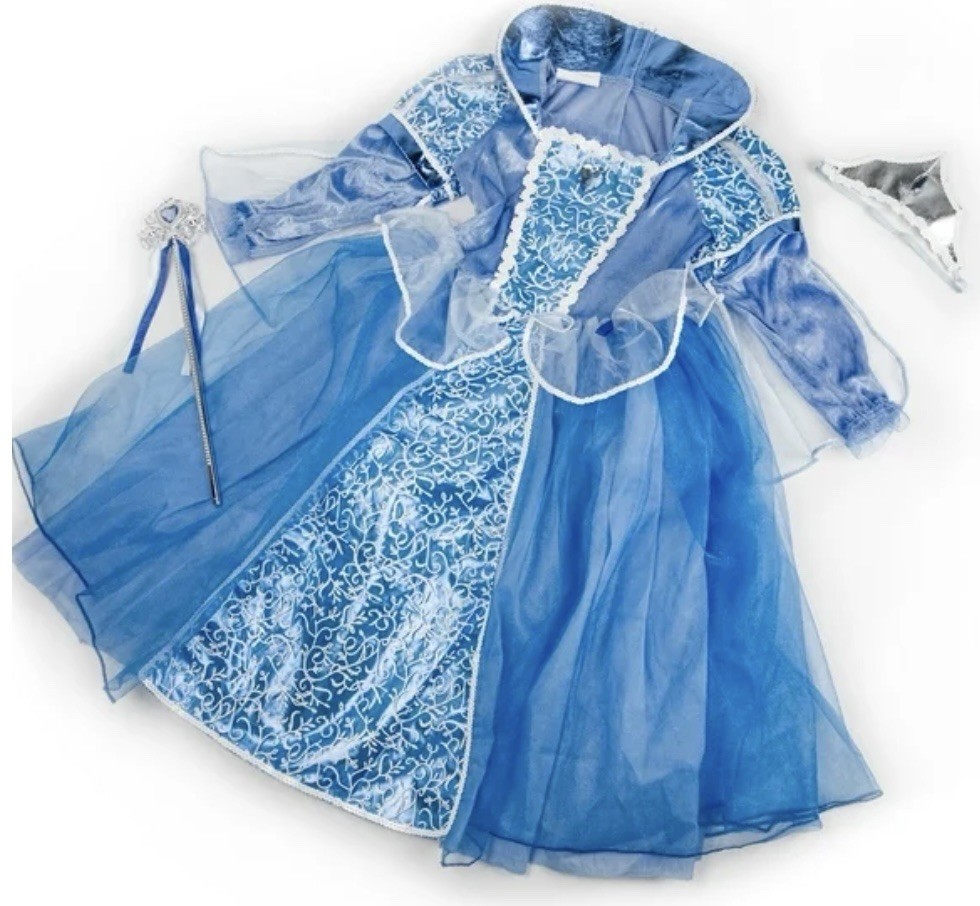 NWT Cinderella Royal blue princess costume 3pc set Sz 5/6