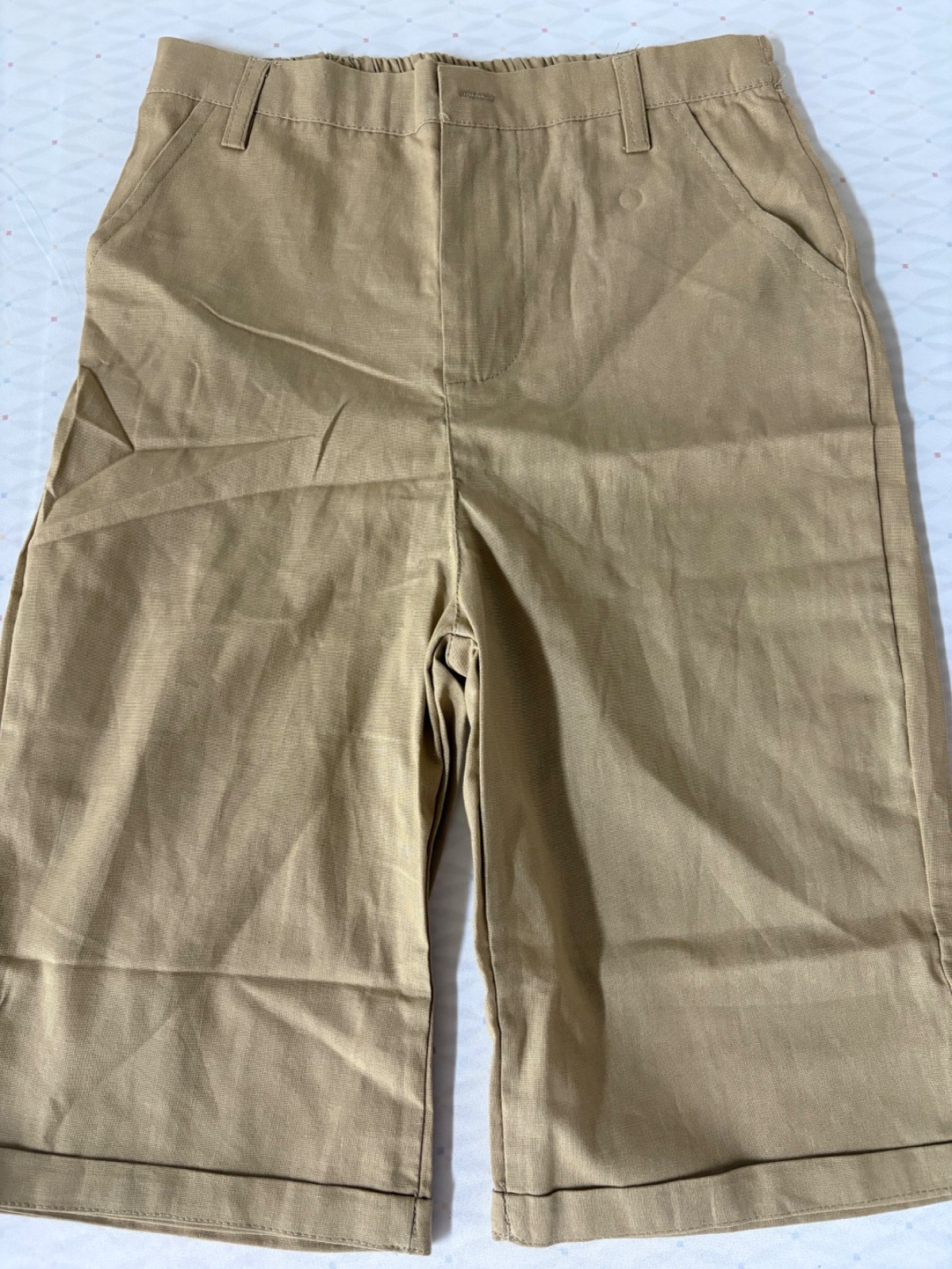 Kids Safari Guide ZooKeeper Costume Unisex Age 7-9 Beige Cotton Blend Pockets